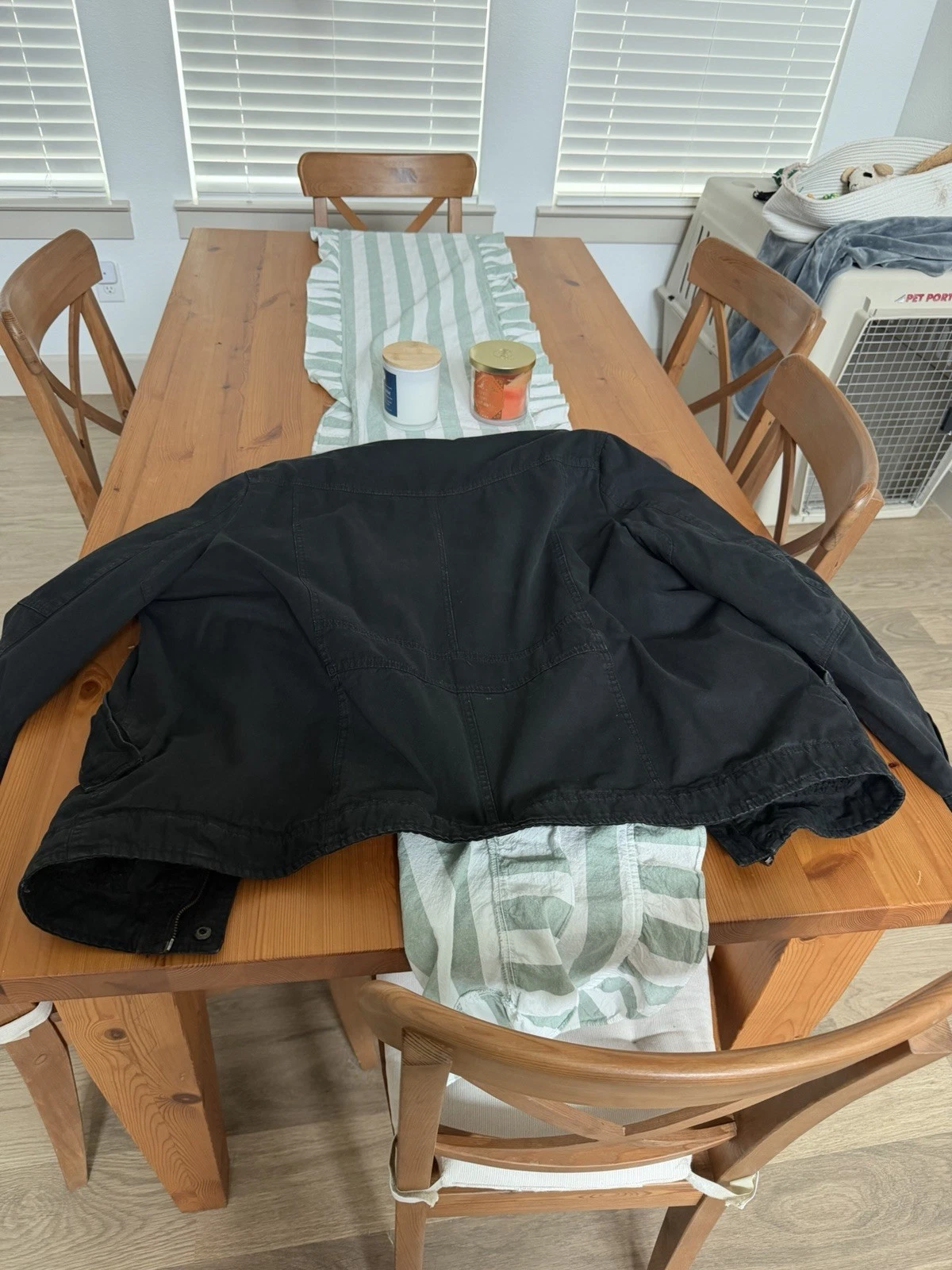 Levi’s Trucker Jacket In Black Canvas - Mens, Large image 4
