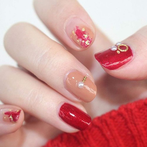 Gold Leaf Sheets,100pcs 3.15" x 3.35" Red Imitation Gold Foil Paper for Arts ... - Picture 5 of 7
