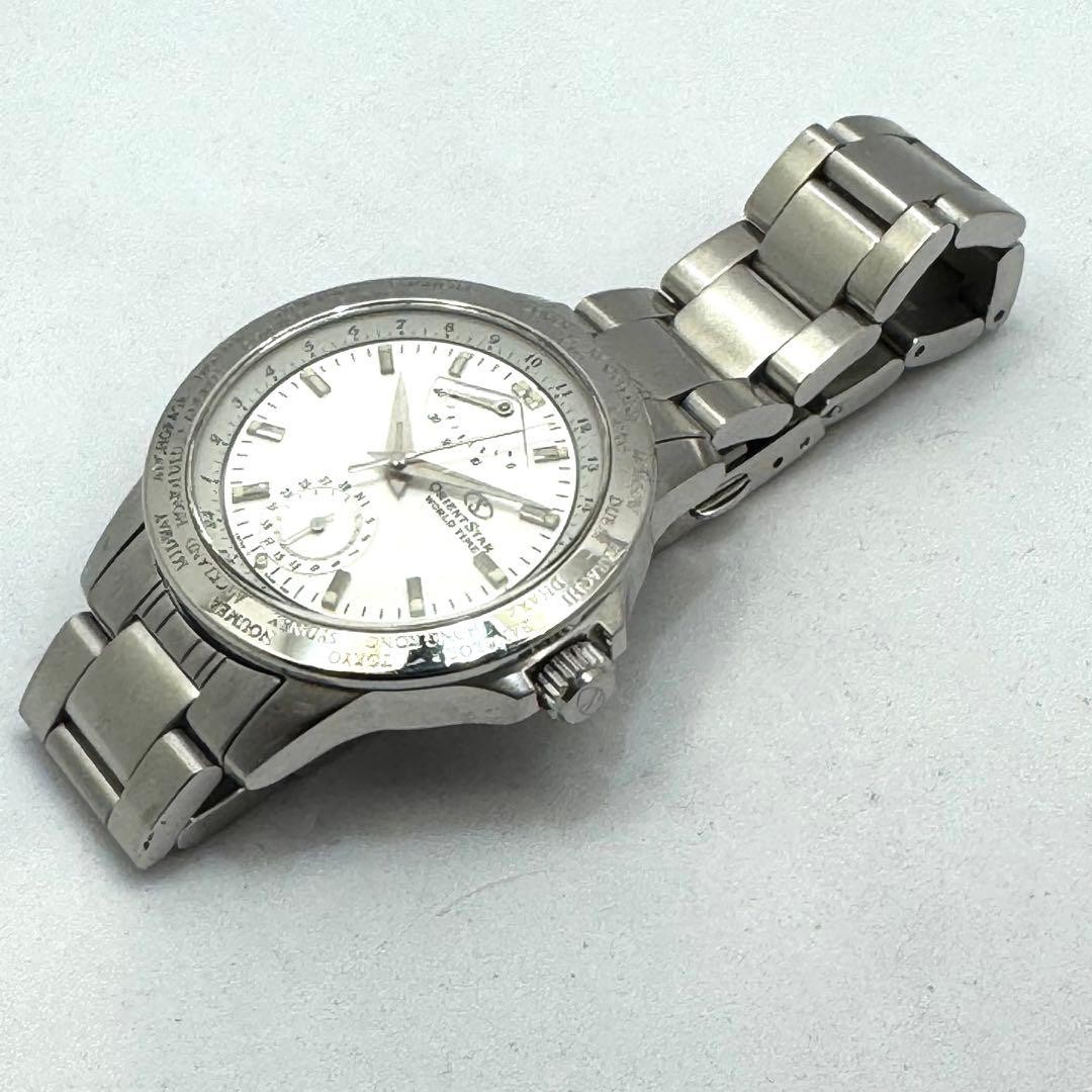 Orient World Time Back Skeleton Serviced - image 7