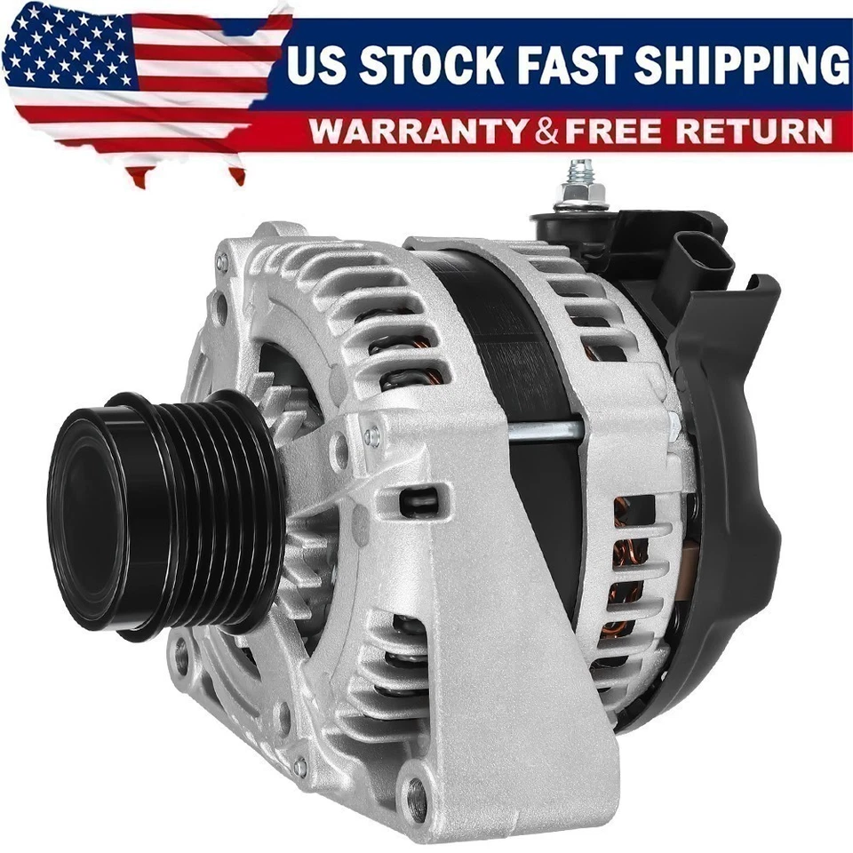 Fit Chevrolet Silverado GMC Sierra 2014 2015-2019 1500 5.3L 6.2L Alternator - Image 2 of 4