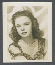 GLORIA JEAN Singer/Actress 1930s & 1940s Early Publicity Still Sepia Photo