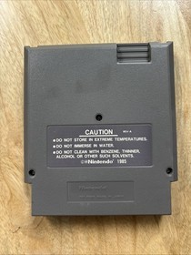 Nintendo NES Indiana Jones and the Temple of Doom Grey Cart With Cover!