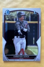 Christian Cerda 2023 Bowman - Chrome Prospects #BCP-56 (RC)