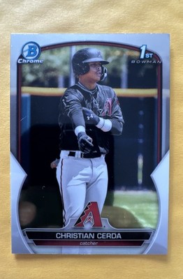 Christian Cerda 2023 Bowman - Chrome Prospects #BCP-56 (RC)