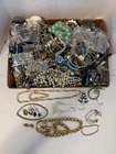HUGE 16LB Vintage & Modern Costume Jewelry Wearable Craft Parts 925 Gold Filled