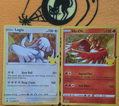 Lugia Ho-Oh Pokemon Celebrations 001/25 022/25 Set of 2 Holo | eBay