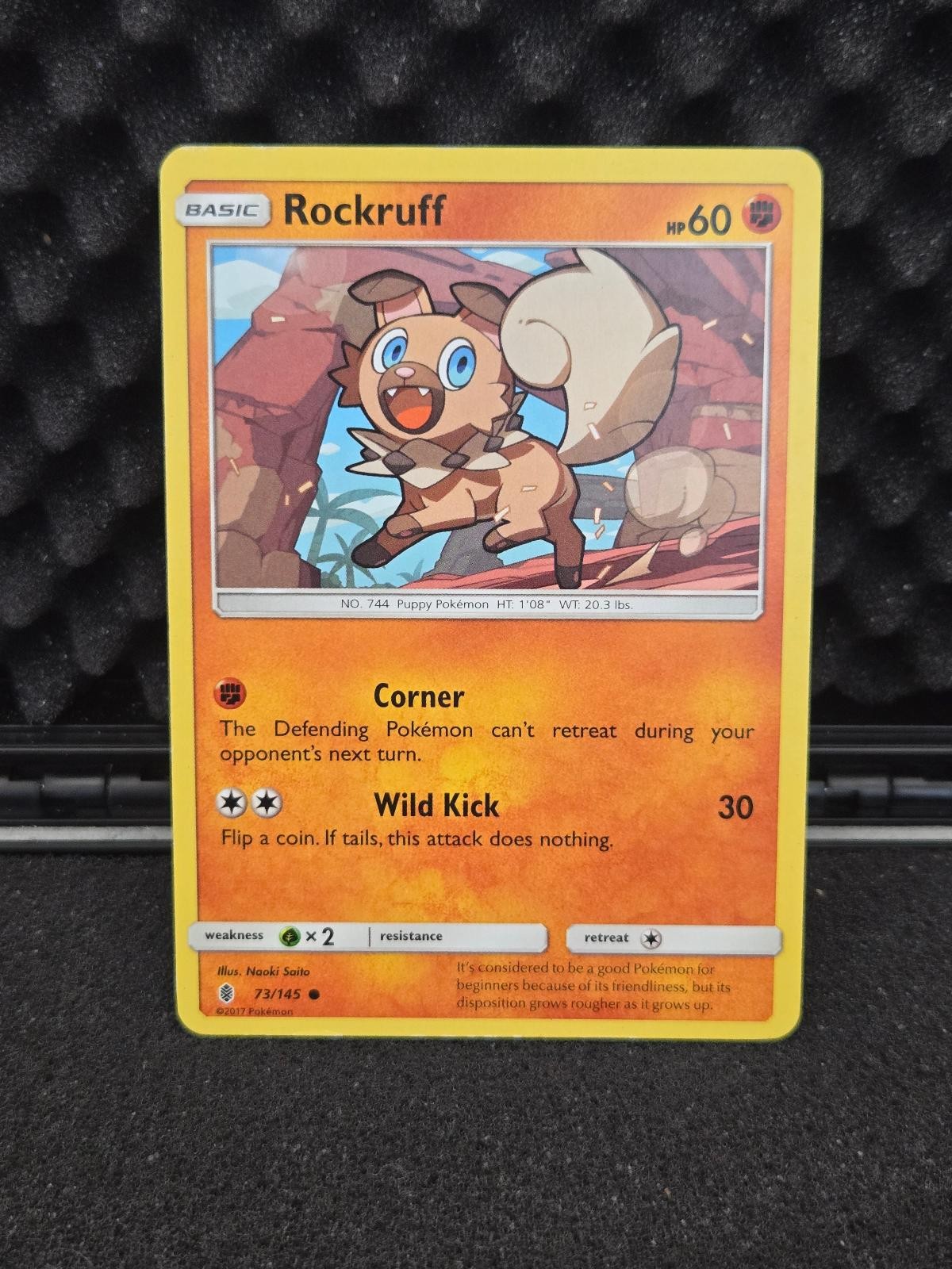 Rockruff 73/145 Common Guardians Rising Pokemon Lightly Played