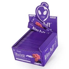 Purple Color Rolling Paper, 50 Pack Kingsizeslim 110mm Ultra-thin Cone Paper ...