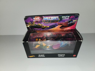 #ad Masters of the Universe He Man Wind Raider Skeletor Land Shark Hot Wheels New $25.00