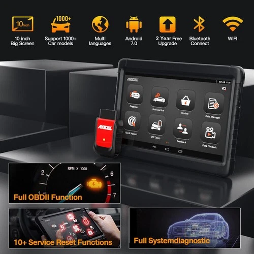 Ancel X6 Bi-directional OBD2 Scanner Bluetooth Car Diagnostic Tool Full System - Picture 4 of 18