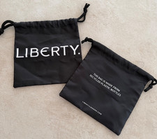 BNWOT Set Two (2) Liberty London Recycled Gifting/Storage pouches 20x18cm/7x7"
