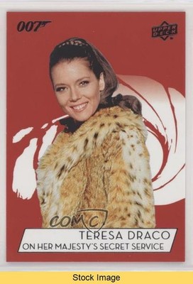 2019 Upper Deck James Bond Collection Diana Rigg Teresa Draco SSP as READ 0r9e