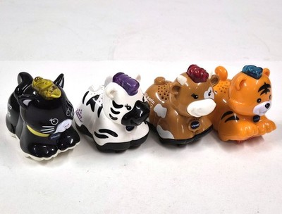 VTech Go! Go! Smart Animals Set Tiere Katze Zebra Kuh Tiger Actionfigur 8 cm