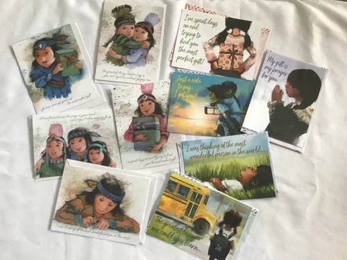 St. Labre Indian School Greeting Friendship Inspirational Greeting Card Lot