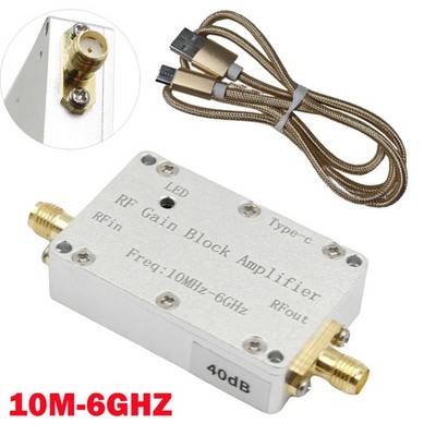 40dB 10M-6GHz RF Amplifier High Gain Driver Receiving Amplifier Receiver HOT