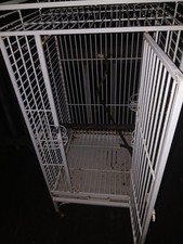 Prevue Pet Products Large Flight Bird Cage with Stand - White F041
