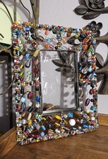 Accent Bead And Wire Colorful Picture Frame 6"x4" Boho