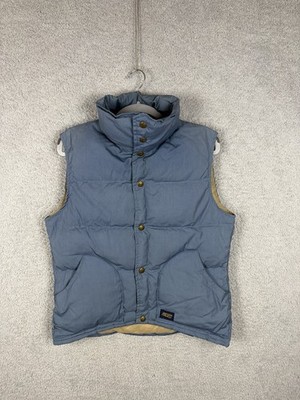 Vintage Class 5 Mountaineering Equipage Down Vest Size S Blue