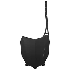 UFO Front Number Plate Black For Honda CRF110F 2019-2026