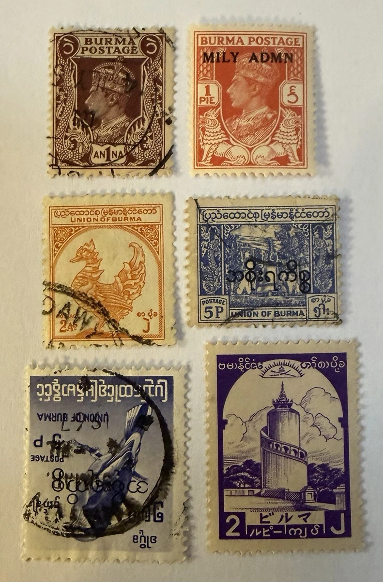 Burma Postage Stamps Pre-1948 for sale | eBay