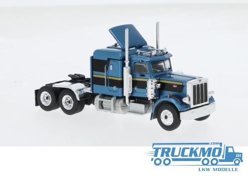 Brekina Peterbilt 359 Zugmaschine Blau/Schwarz 85718-image