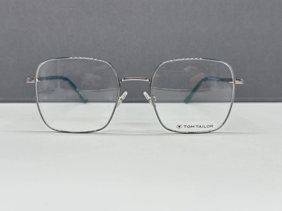 Tom Tailor Brille Damen Herren Silber grün Eckig 60607 NP:249€ - Bild 2 von 4