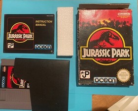 Nintendo NES Game: Jurassic Park MATTEL AUS  PAL-A CIB Rare 1993 METRO Games 