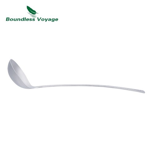 Titanium Sauce Soup Spoon Metal Skimmer Slotted Spoon Resuable Kitchen Tableware - Picture 5 of 11