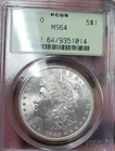 Vintage 1885 O Morgan Silver Dollar Us Coin PCGS CERTIFIED MS64 OGH