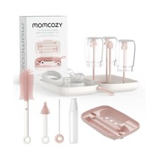 Momcozy Bottle Brush Set - Baby Bottle Cleaner Kit with Silicone Brush, Nippl...