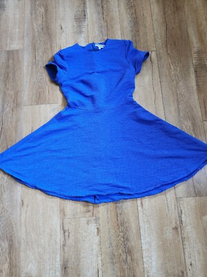 $445 OPENING CEREMONY Textured Stretch Skater A-Line Dress Size S | eBay