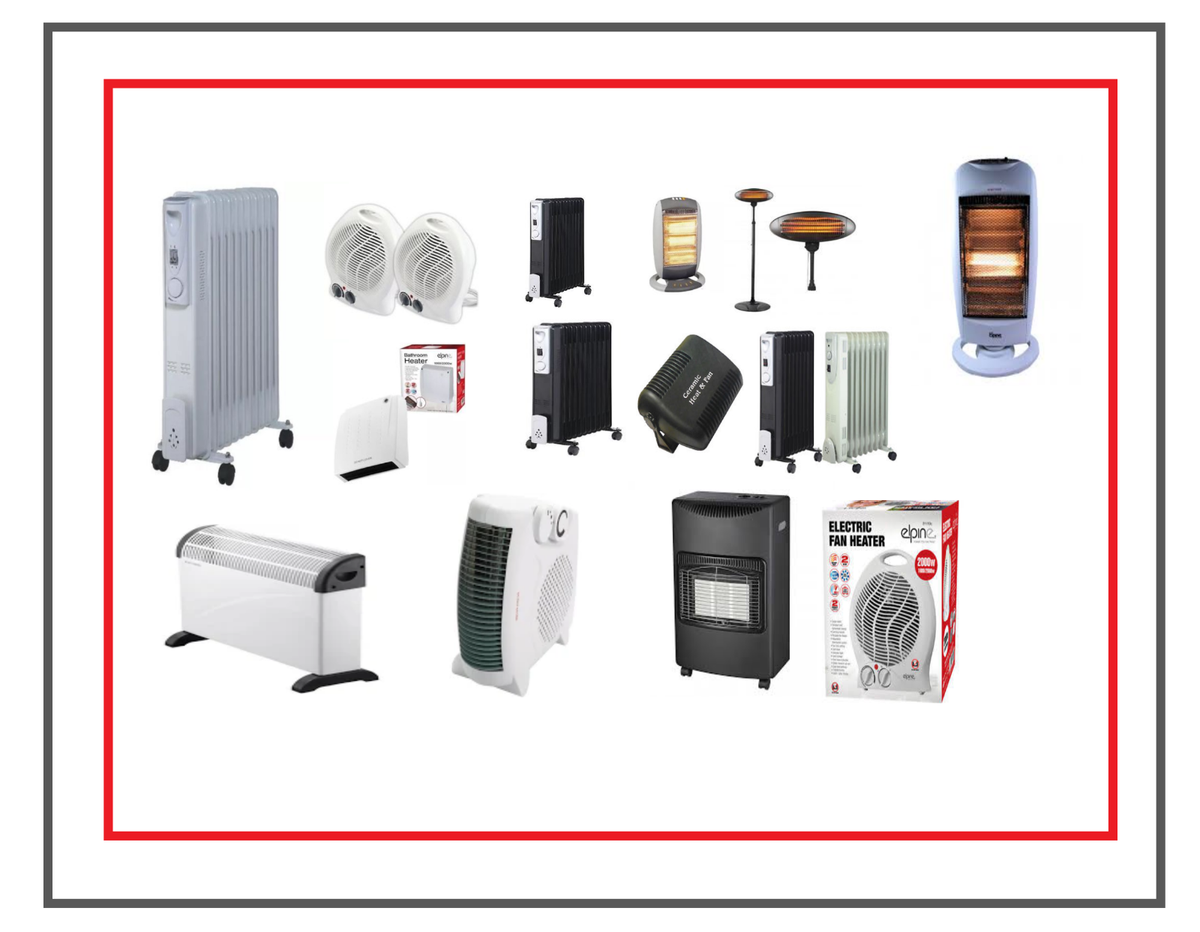 Halogen Heater Fan Heater Electricity Consumption Halogen Heater