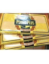 TRADER JOE'S Pound Plus Belgium Milk Chocolate Bar 3 HUGE PACKS EACH 17.6 Oz