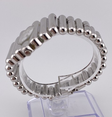 Asymmetric Stunning Cerene Ladies Silver Tone Bullet Bracelet Watch Chic - Picture 6 of 13