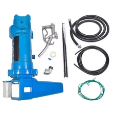 Gasoline Fuel Transfer Pump with Nozzle Kit 12V DC 20GPM For Gas Diesel Kerosene