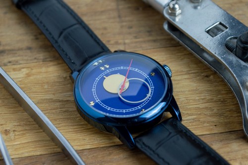 Reloj Pulsera Hombre Personalizado Raketa Copérnico Azul Raro URSS Raro Reparado - Imagen 3 de 11