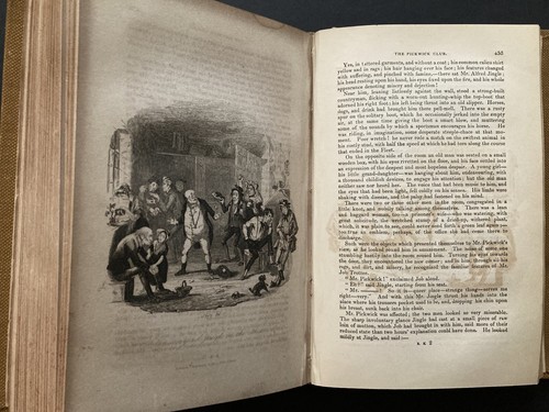Pickwick Papers 1842 Charles Dickens CHAPMAN & HALL LONDON 43 ENGRAVINGS Rare