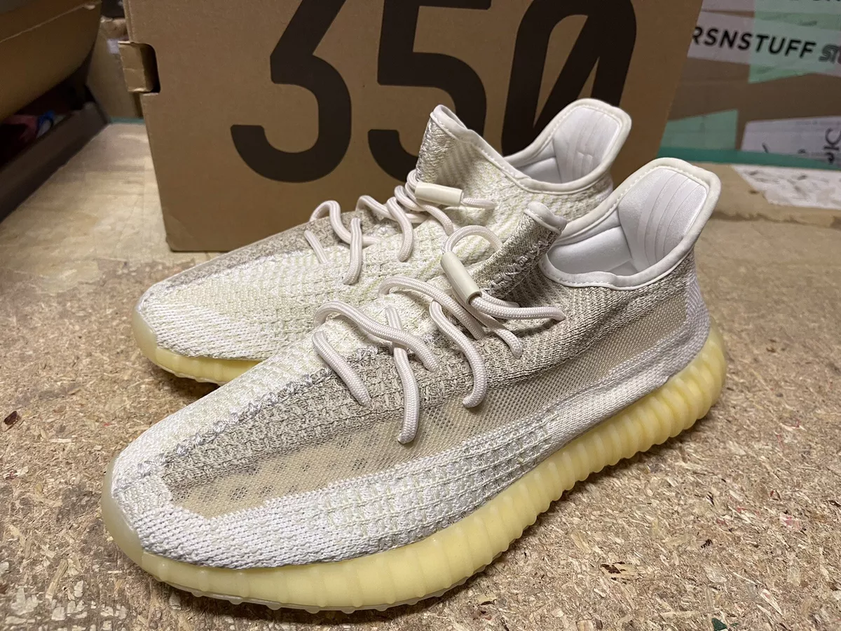 DS MENS ADIDAS YEEZY YZY BOOST 350 V2 ABEZ NATURAL FZ5246 SZ 11 DEFECT NOHANGTAG