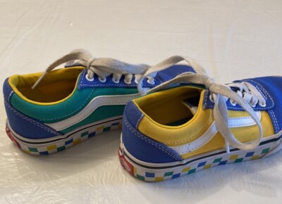 Vans Old Skool Yacht Club Multicolor Canvas Sneakers- Youth  display picture 3