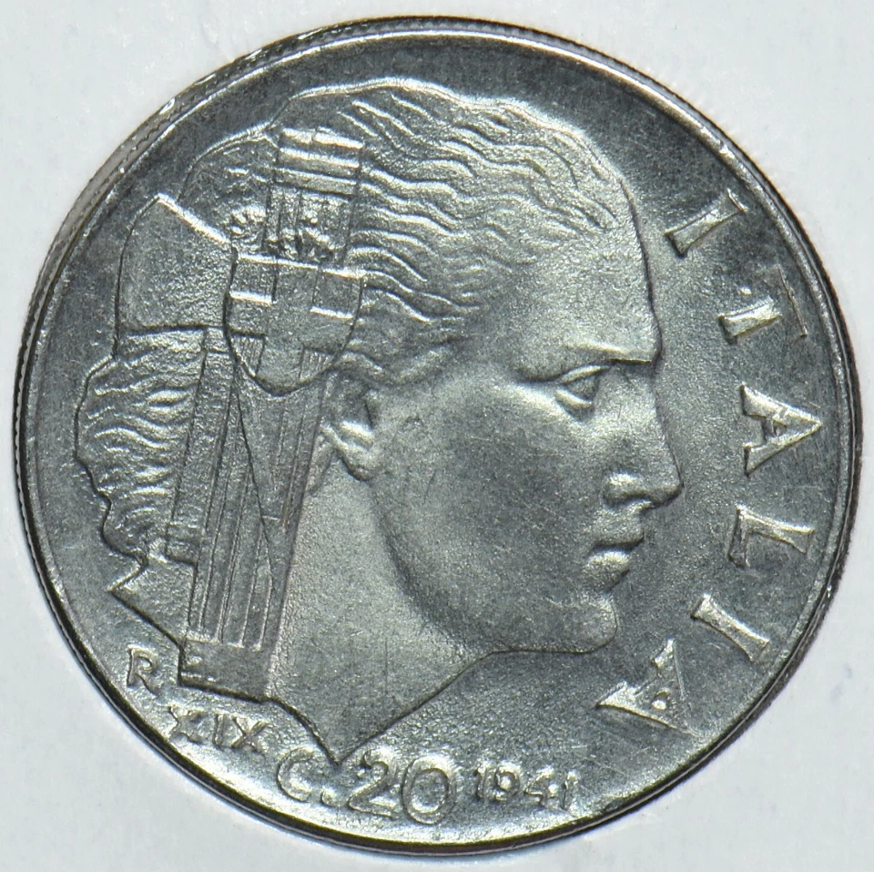 Italia 1941 20 Centesimi 298591 envío combinado Foto 2 de 4