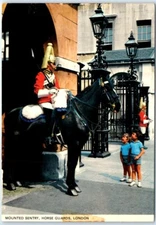 Postcard - Mounted Sentry, Horse Guards - London, England