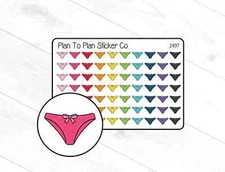2497~~Panties Planner Stickers.