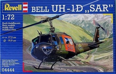 Revell 04444 Bell UH-1D Heer 24 HELICOPTER SCALE 1/72 NEW