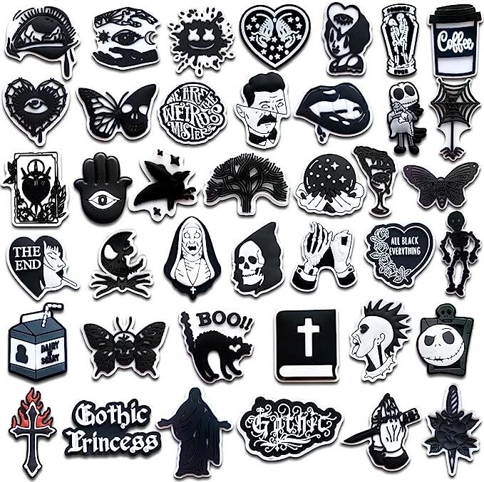 goth crocs charms｜TikTok Search