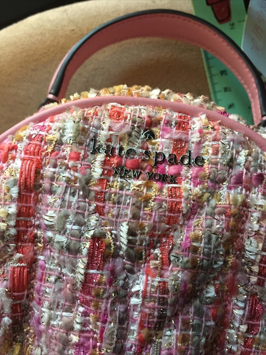 Kate Spade Briar Lane Quilted Mini Convertible Light Pink Backpack Kate Spade Briar Lane Quilted Tweed Mini Convertible  main image 3