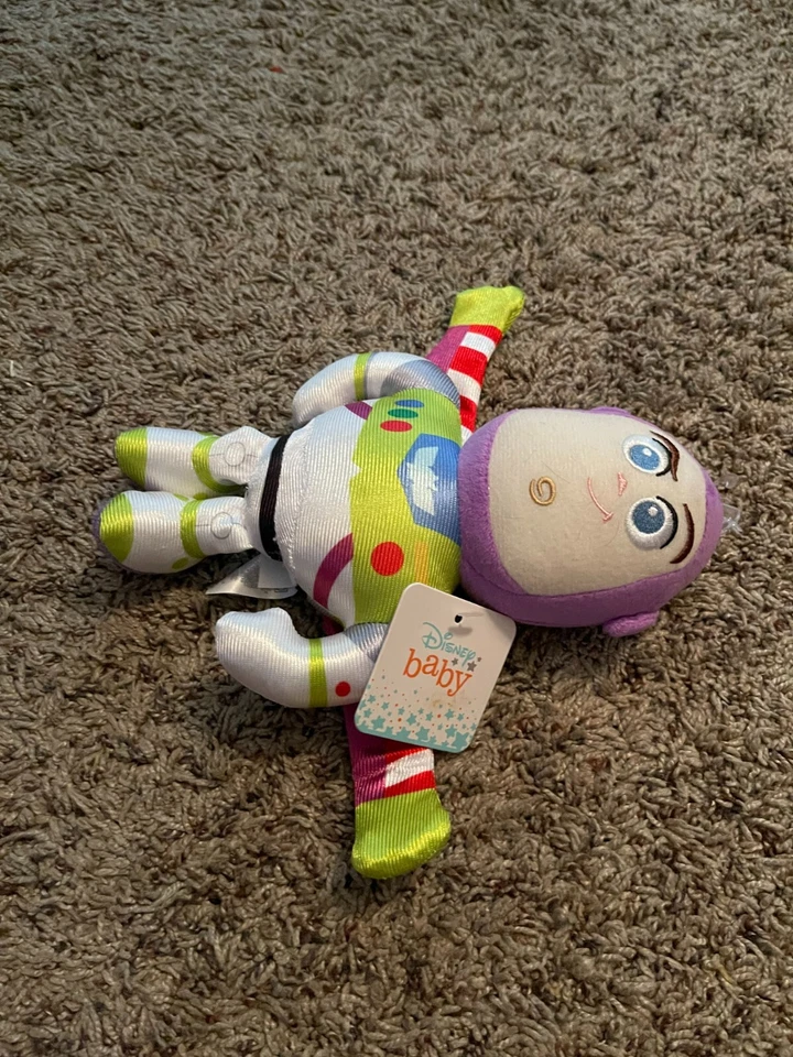 Disney Baby Plush Toy Story 8 inch Stuffed Animal Buzz Lightyear VHTF New - Image 4 of 4