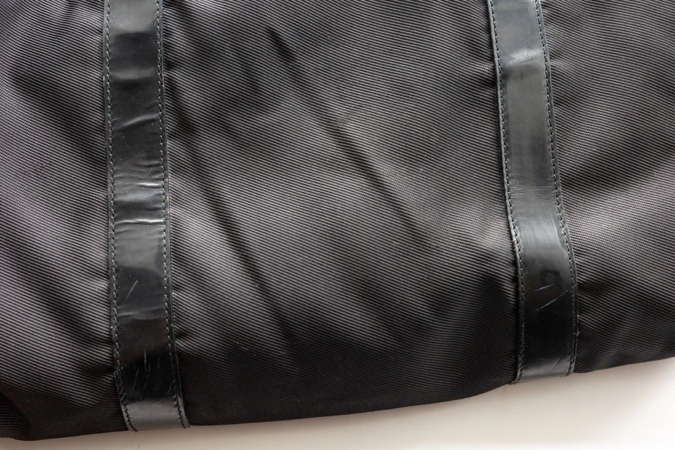 Bolsa tote GUCCI bambu náilon preta autêntica do Japão - Imagem 4 de 4