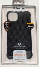 UAG - Metropolis LT Series Case with Magsafe for iPhone 15 Plus 14 Plus -  Black