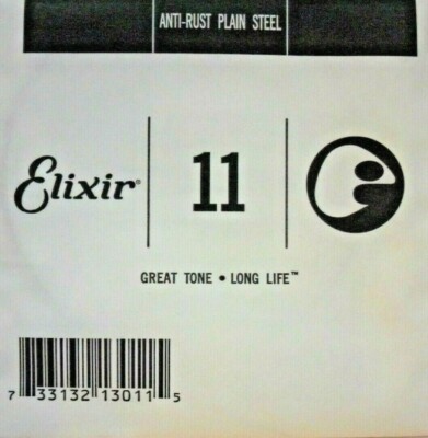 1 x Elixir Einzel-Saite  E-Gitarren-Saite   011
