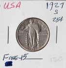 USA 1927-S | Standing Liberty Quarter 25 Cents | FINE